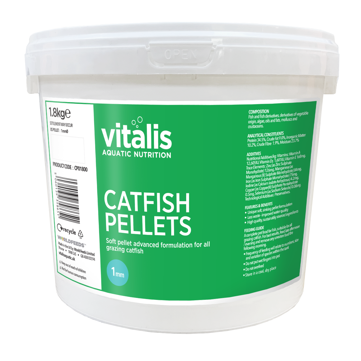 Vitalis Catfish Pellets