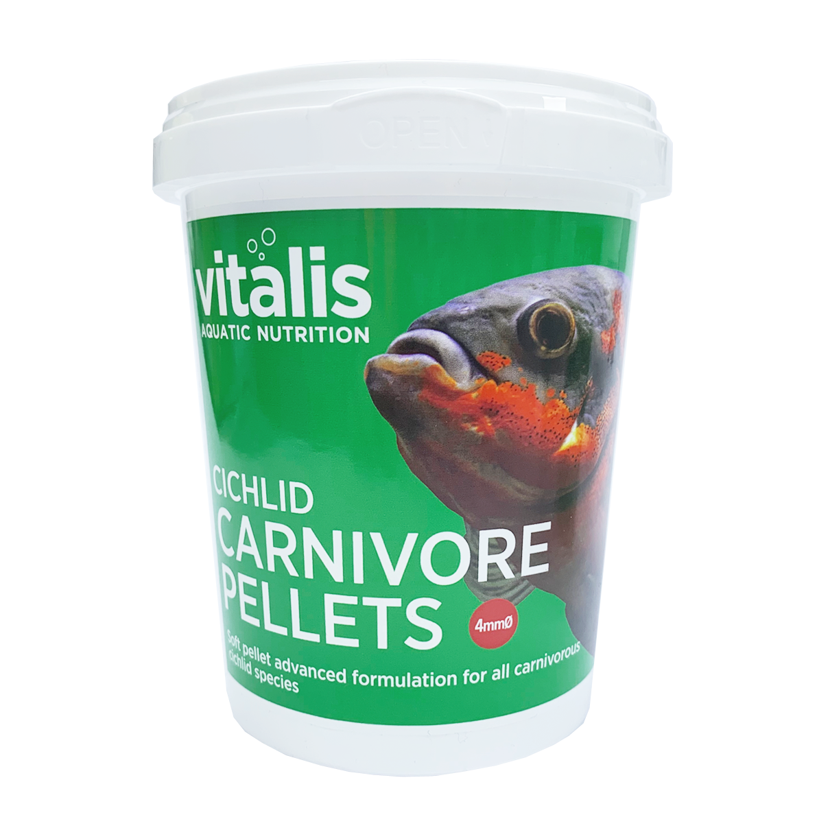 Vitalis Cichlid Carnivore Pellets 6mm