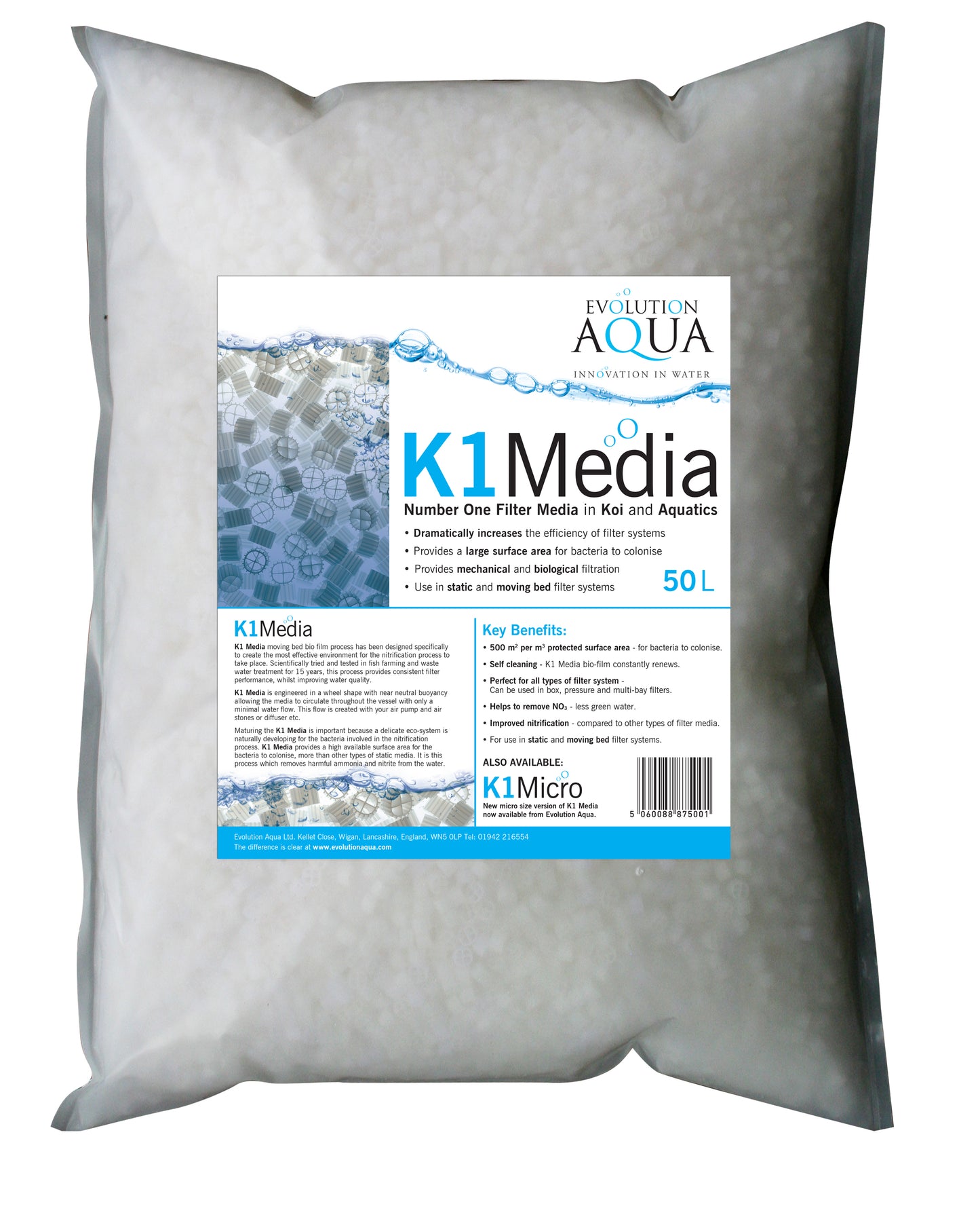 Evolution Aqua K1 Filter Media