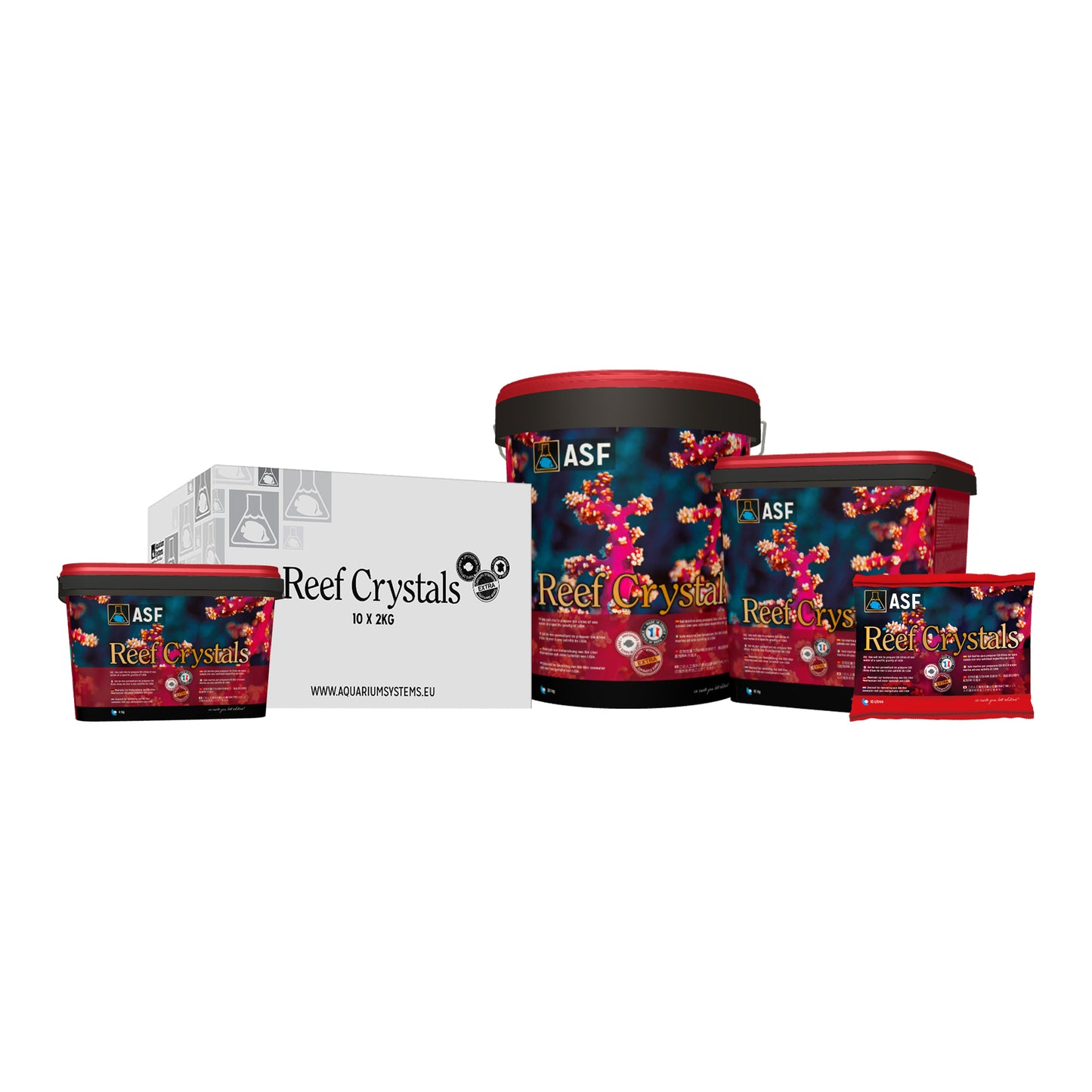 ASF Reef Crystals 20kg/600L Box