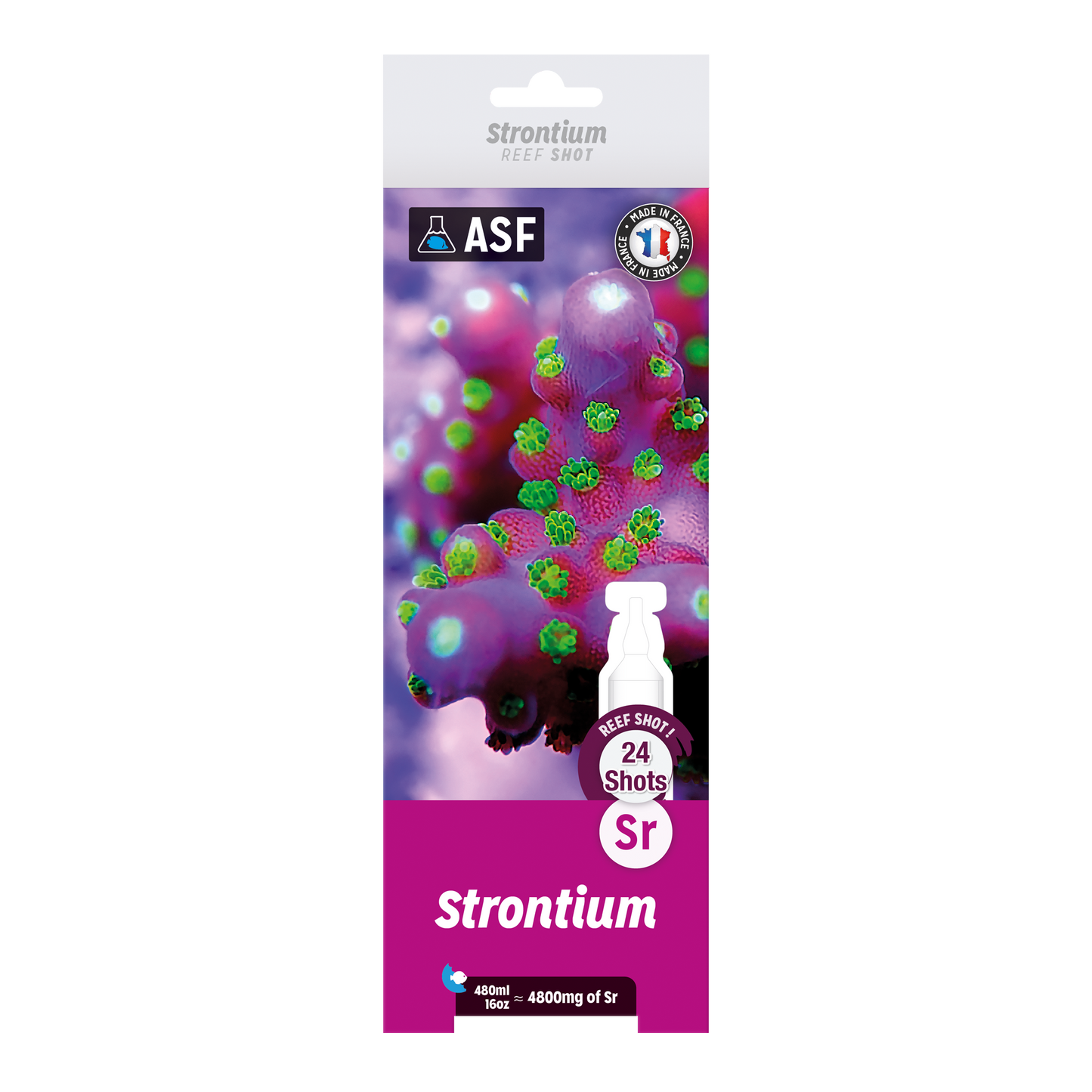 ASF Strontium Reef Shots - 24 x 20ml Vials