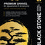 Golden Tree Black Stone Gravel