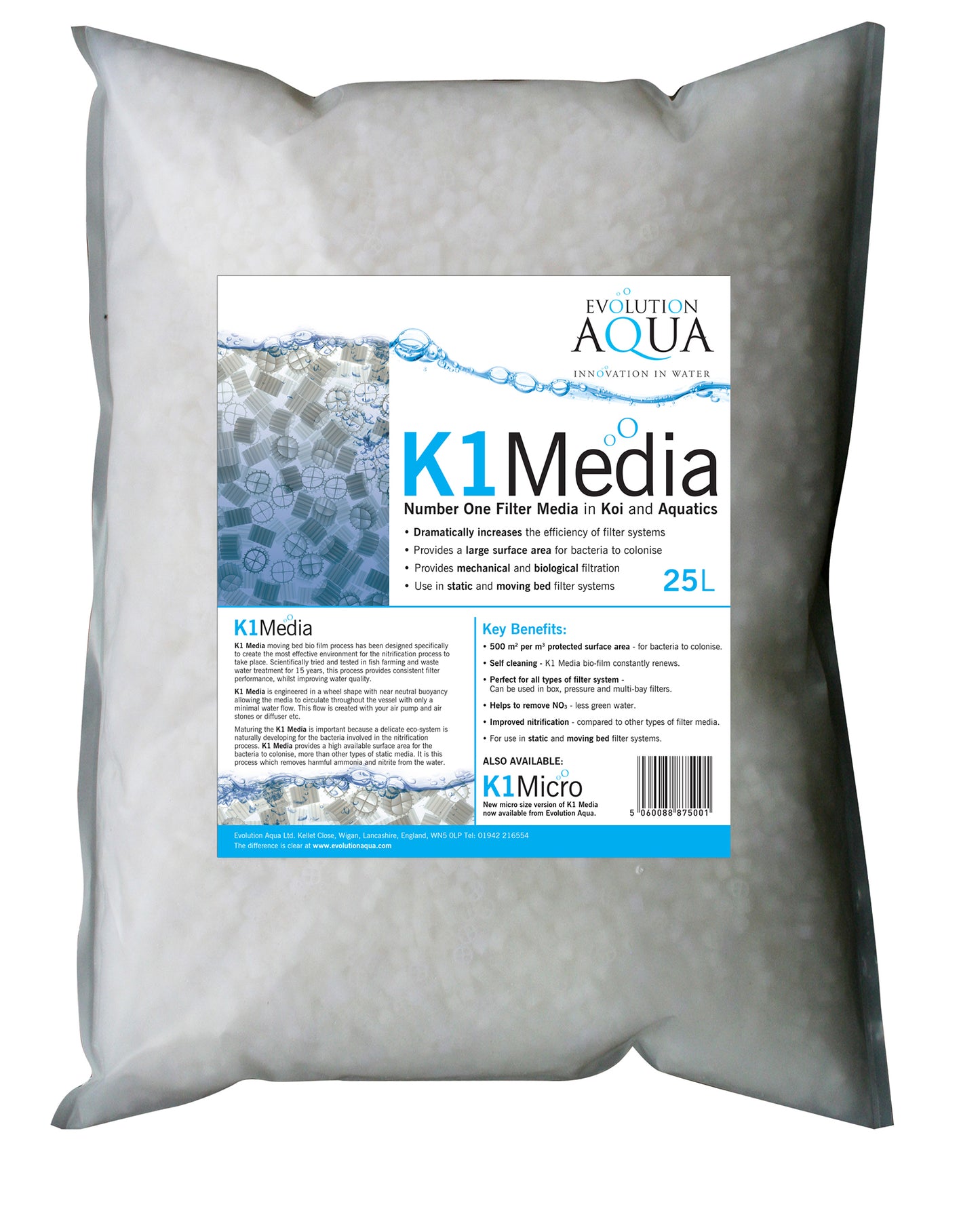 Evolution Aqua K1 Filter Media