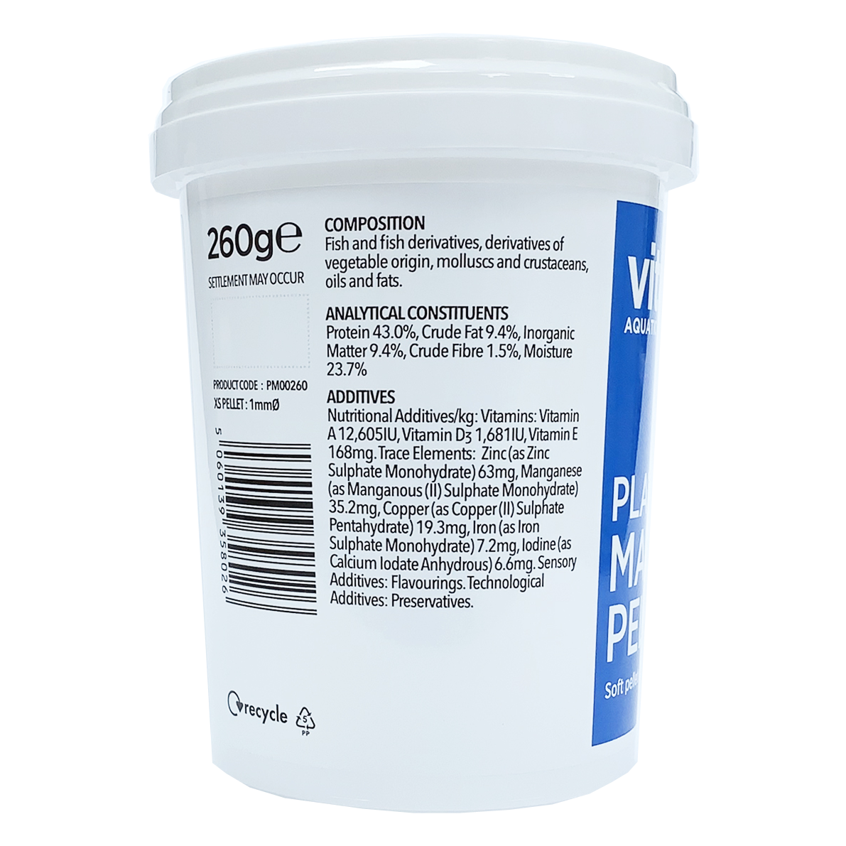 Vitalis Platinum Pellets 1mm 140g